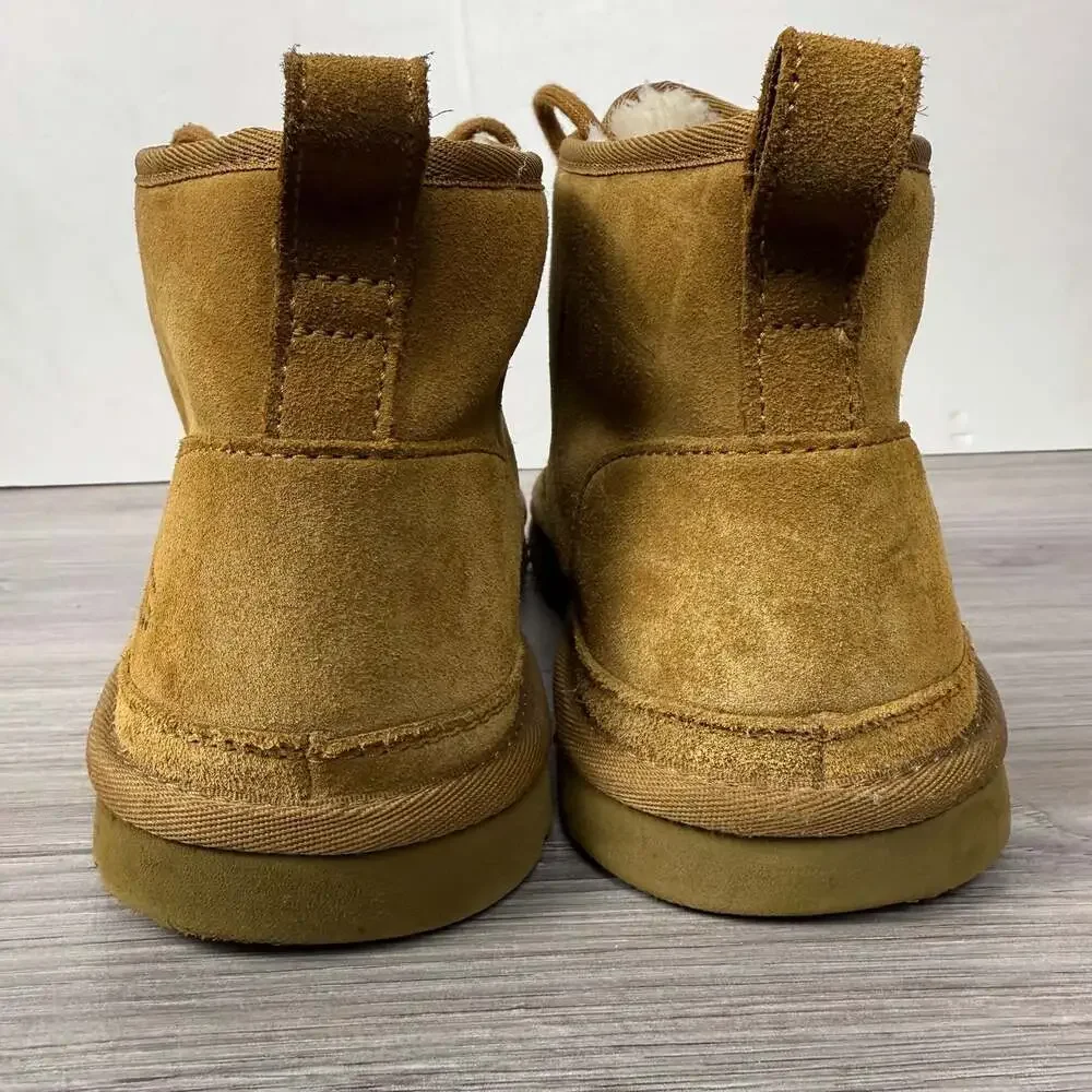 UGG Neumel Suede Lace-Up Chukka Boots - Chestnut